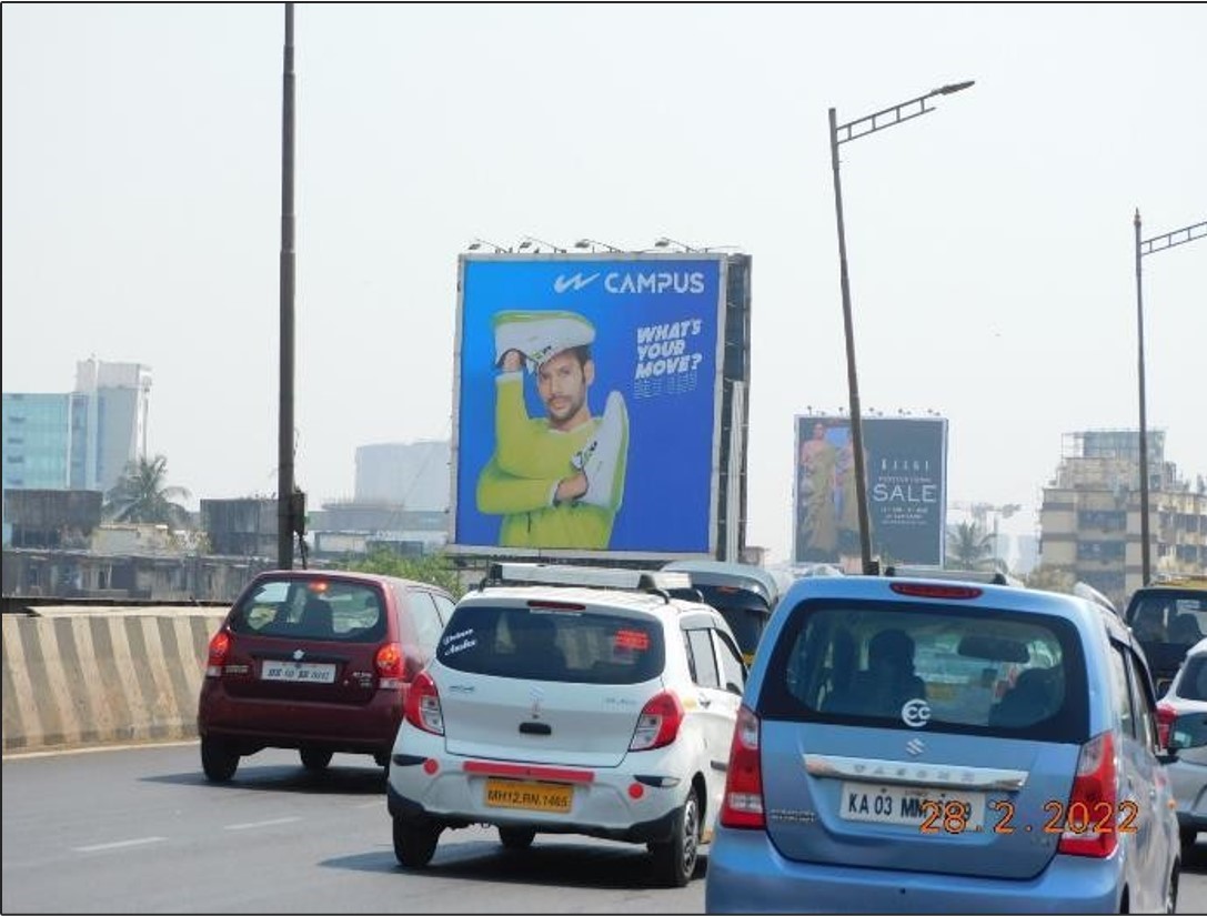 Billboard - WEH Vakola on Flyover Left Side - Vakola Flyover,   andheri,   Mumbai,   Maharashtra