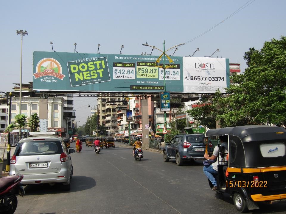 Gantry - Talao Pali - Facing Thane Railway Station- MT,   Thane,   Thane,   Maharashtra