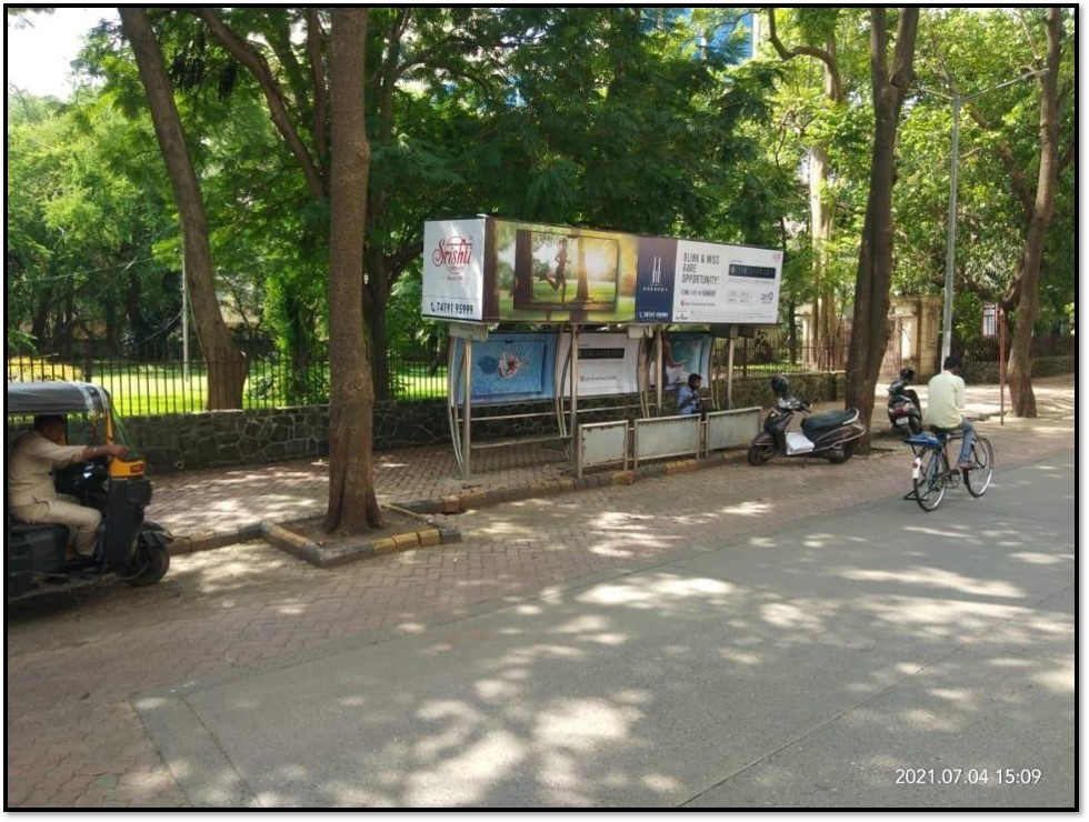 Bus Shelter - Hiranandani School - Hiranandani Garden,  Near D Mart,   Thane,   Thane,   Maharashtra