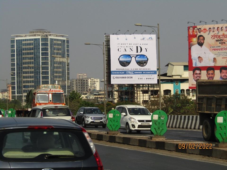 Hoarding - Cadbury Flyover Opp.Korum Mall going towards Majiwada- RHS - Cadbury Flyover Opp.Korum Mall going towards Majiwada- RHS,   Thane,   Thane,   Maharashtra