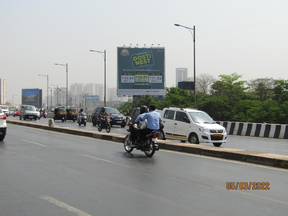 Hoarding - Majiwada Flyover going towards the Kapurbawdi - Majiwada Flyover going towards the Kapurbawdi,   Thane,   Thane,   Maharashtra