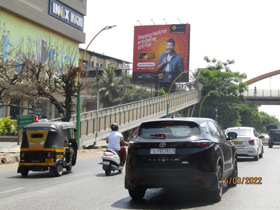 Hoarding - R Mall G.B.Road going towards Cadbury - R Mall G.B.Road going towards Cadbury,   Thane,   Thane,   Maharashtra