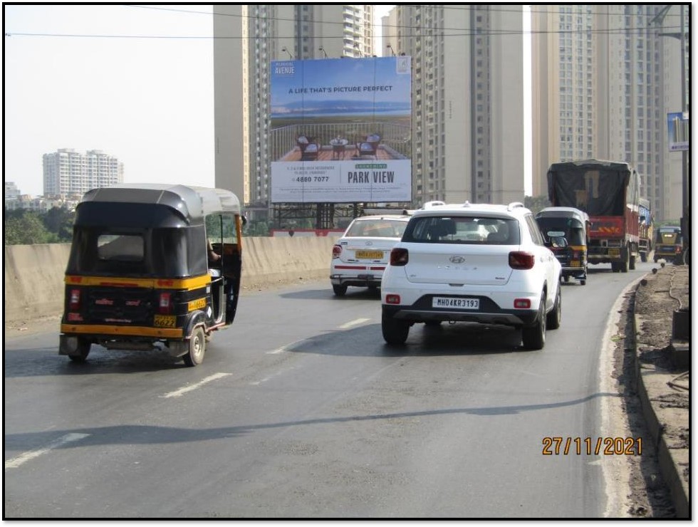 Hoarding - Hiranandani Estate Junction G.B.Road going towards Cadbury - Hiranandani Estate Junction G.B.Road going towards Cadbury,   Thane,   Thane,   Maharashtra