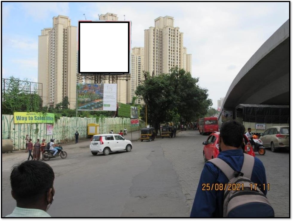 Hoarding - Hiranandani Estate Junction G.B.Road going towards Cadbury - Hiranandani Estate Junction G.B.Road going towards Cadbury,   Thane,   Thane,   Maharashtra