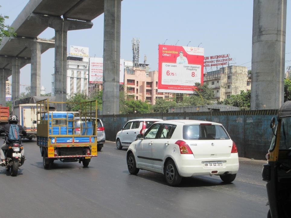 Hoarding - Opp D-Mart,  Before Byke Suraj Plaza, G.B.Road - Opp D-Mart,  Before Byke Suraj Plaza, G.B.Road,   Thane,   Thane,   Maharashtra