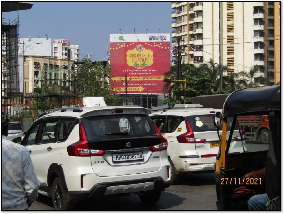 Hoarding - Kasarvadavali Naka - Kasarvadavali Naka,   Thane,   Thane,   Maharashtra