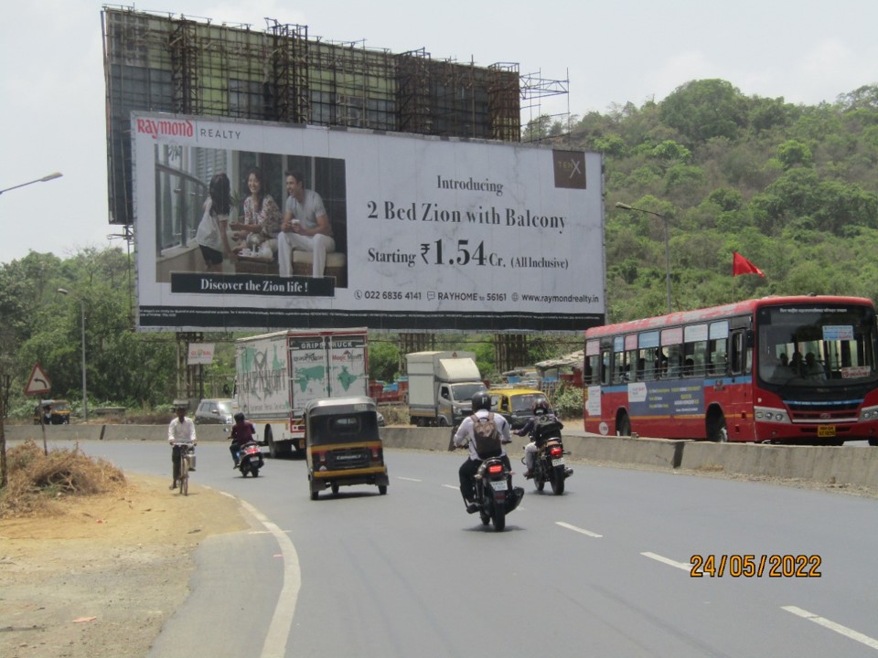 Hoarding - GB Road,  Near. Kajupada,  Fac. Thane To Borivali - GB Road,  Near. Kajupada,  Fac. Thane To Borivali,   Thane,   Thane,   Maharashtra