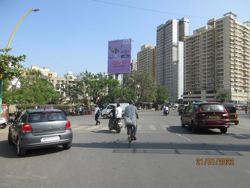 Hoarding - Shastri Nagar Junction Near Puranik Project - Shastri Nagar Junction Near Puranik Project,   Thane,   Thane,   Maharashtra