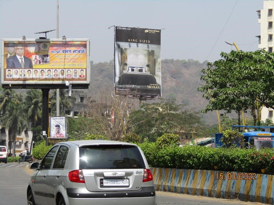 Hoarding - Shastri Nagar Junction Near Puranik Project(backside) - Shastri Nagar Junction Near Puranik Project(backside),   Thane,   Thane,   Maharashtra