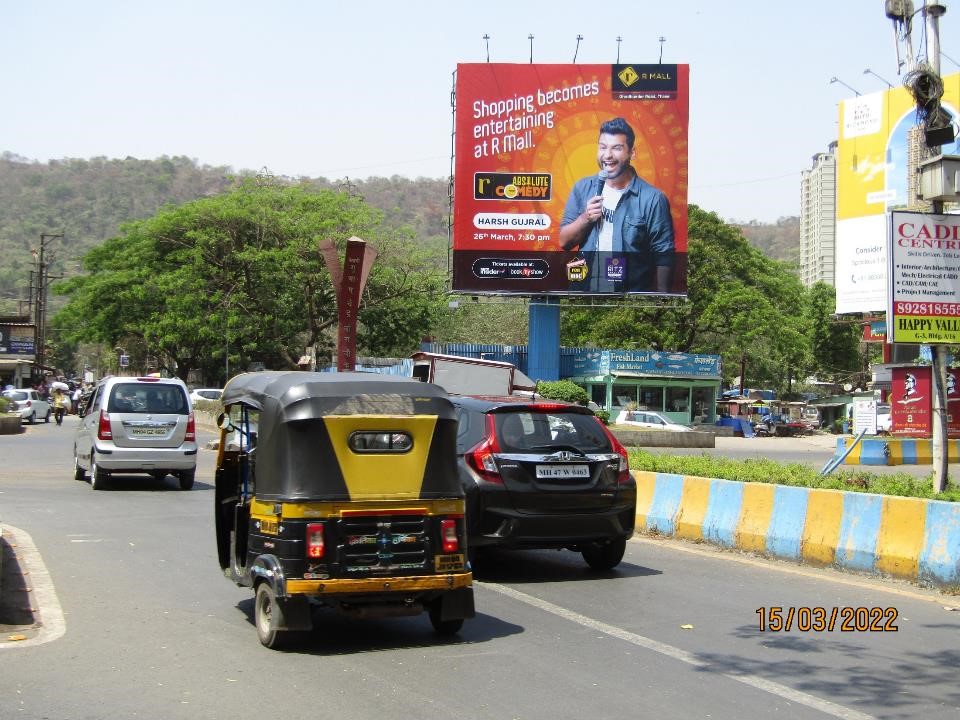 Hoarding - Pokhran No.2 Cross Road Tikujiniwadi - Pokhran No.2 Cross Road Tikujiniwadi,   Thane,   Thane,   Maharashtra