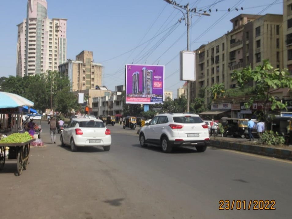 Hoarding - Hiranandani Estate going towards Hiranandani City - Hiranandani Estate going towards Hiranandani City,   Thane,   Thane,   Maharashtra