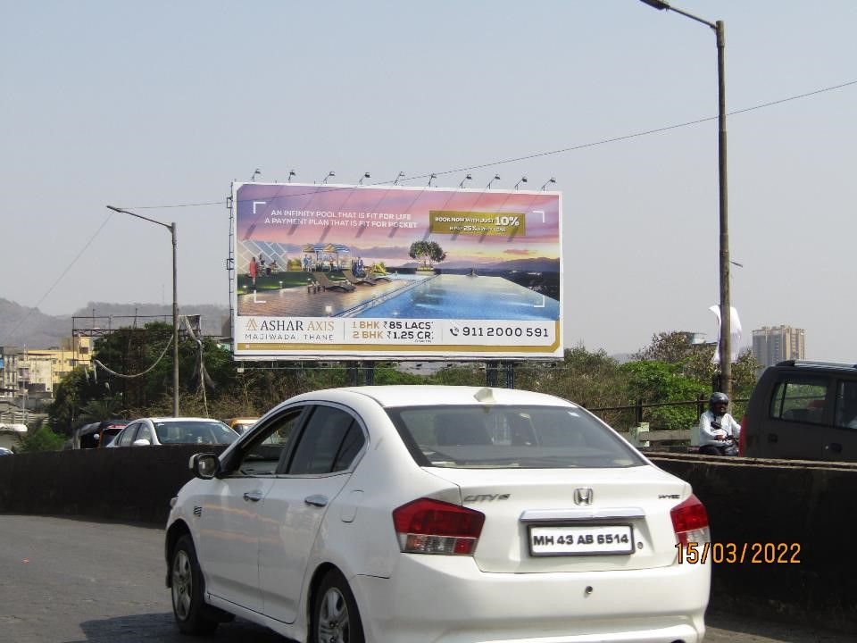 Hoarding - Kalwa Naka Flyover Going towards the Vashi - Kalwa Naka Flyover Going towards the Vashi,   Thane,   Thane,   Maharashtra