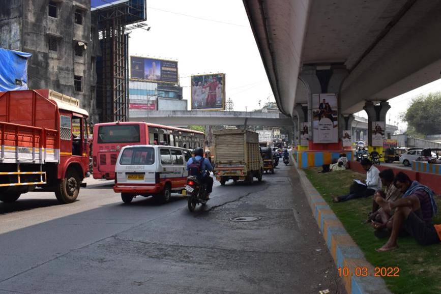 Hoarding - FTF Thane Teen Hath Naka,  Cadbury Flyover towards G B Rd & Kalyan Nashik etc,   Thane,   Thane,   Maharashtra