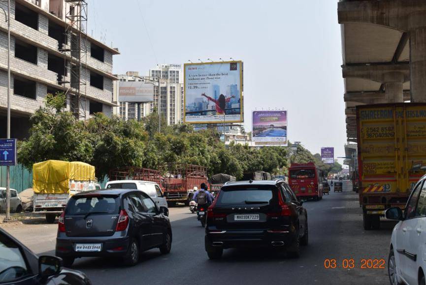 Hoarding - FTF Thane, Majiwada, Towards Balkum,  Kalher,  Kasheli,  Bhiwandi etc,   Thane,   Thane,   Maharashtra