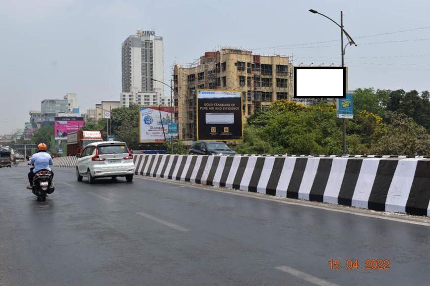 Hoarding - FTF Thane Teen Hath Naka,  Cadbury Flyover towards G B Rd,   Kapurbavdi,   Thane,   Maharashtra
