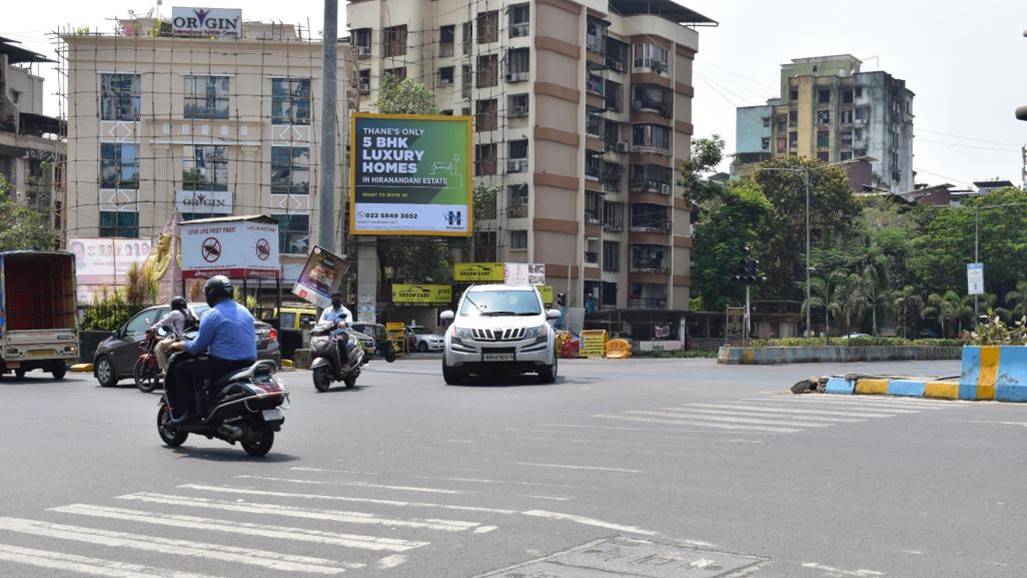 Hoarding - FTF Majiwada Pokharan Road No 02 & Gandhi Nagar Towards Hiranandani Meadows,  etc,   Thane,   Thane,   Maharashtra