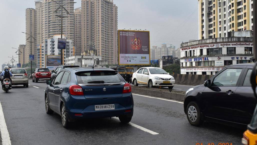 Hoarding - FTF Thane Teen Hath Naka,  Cadbury Flyover,  Majiwada, Kapurbavdi,  towards G B Rd,   Thane,   Thane,   Maharashtra