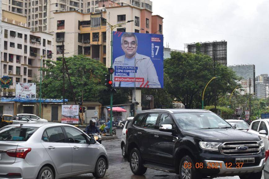 Hoarding - FTF Thane Teen Hath Naka,  Cadbury Flyover,  Majiwada, Kapurbavdi,  towards G B Rd,   Thane,   Thane,   Maharashtra