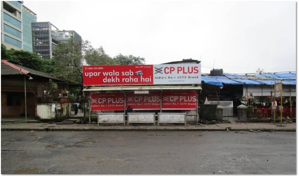 Bus Queue Shelter - Vashi Rly Stn. Bus Depot -4,   Vashi,   Navi Mumbai,   Maharashtra