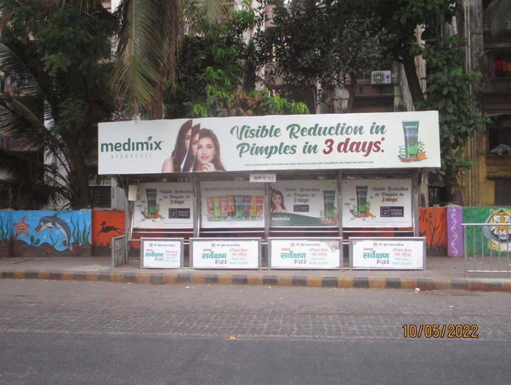 Bus Queue Shelter - Vashi Sec-17 Opp. Vashi Plaza D - Type Left 2,   Vashi,   Navi Mumbai,   Maharashtra