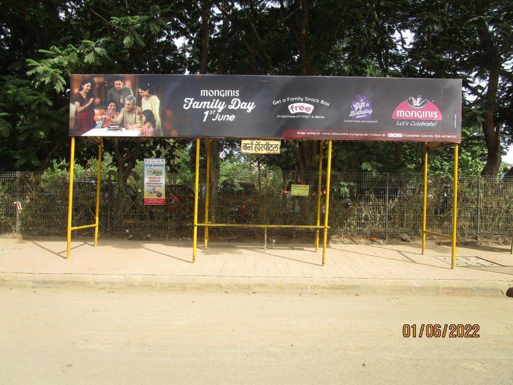 Bus Queue Shelter - Airoli Burn Hospital Airoli (Nr),   Airoli,   Navi Mumbai,   Maharashtra