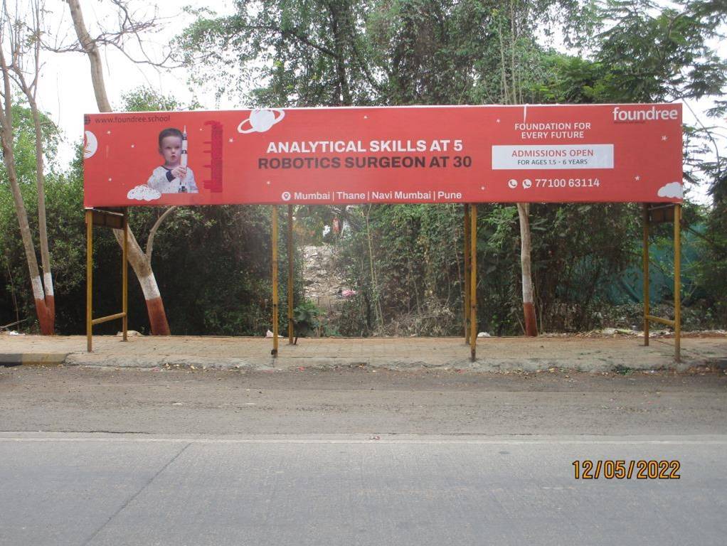 Bus Queue Shelter - Airoli NHP Sect 20 Airoli,   Airoli,   Navi Mumbai,   Maharashtra