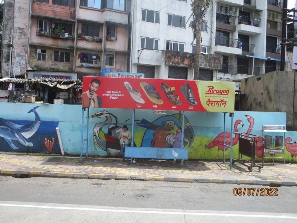 Bus Queue Shelter - DIVA GAON KOPRA,   Airoli,   Navi Mumbai,   Maharashtra