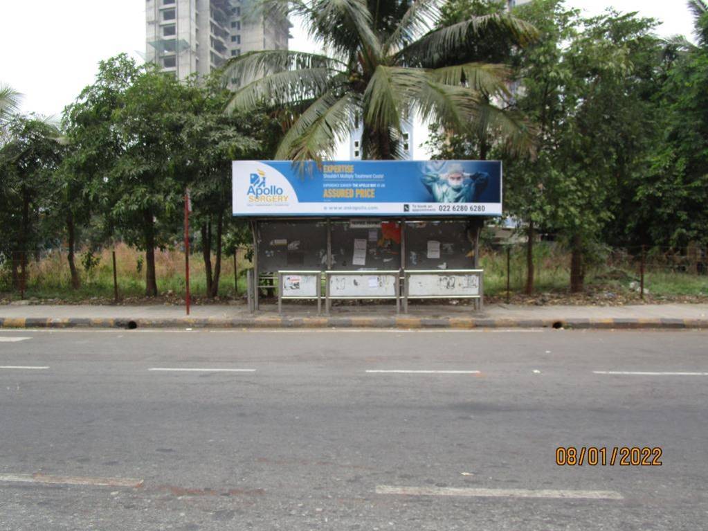 Bus Queue Shelter - MORAJ SEC13/16,   Sanpada,   Navi Mumbai,   Maharashtra