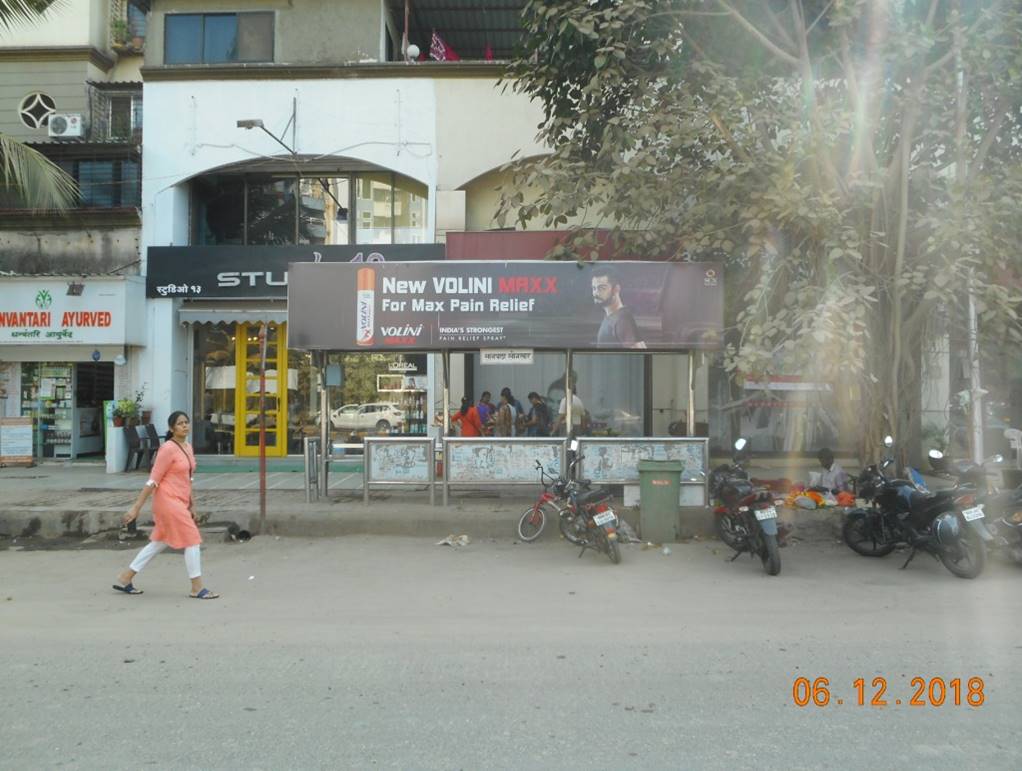 Bus Queue Shelter - MORAJ,   Sanpada,   Navi Mumbai,   Maharashtra