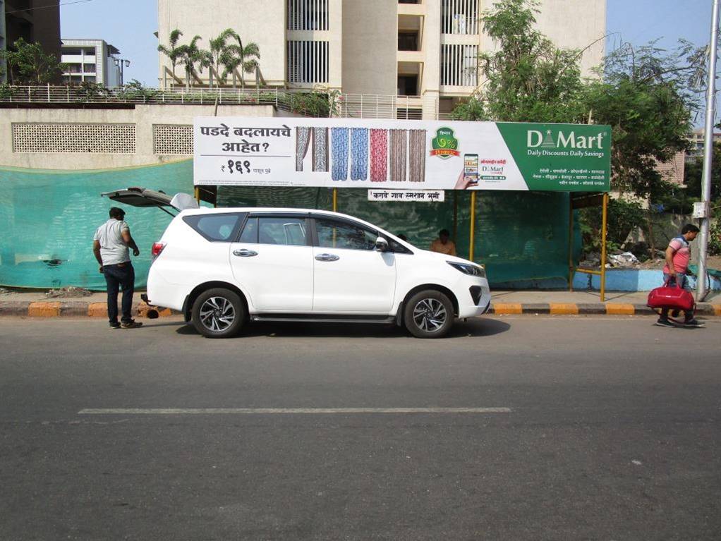 Bus Queue Shelter - Seawood Karave Gaon Opp Samshan Bhumi,   Seawoods,   Navi Mumbai,   Maharashtra