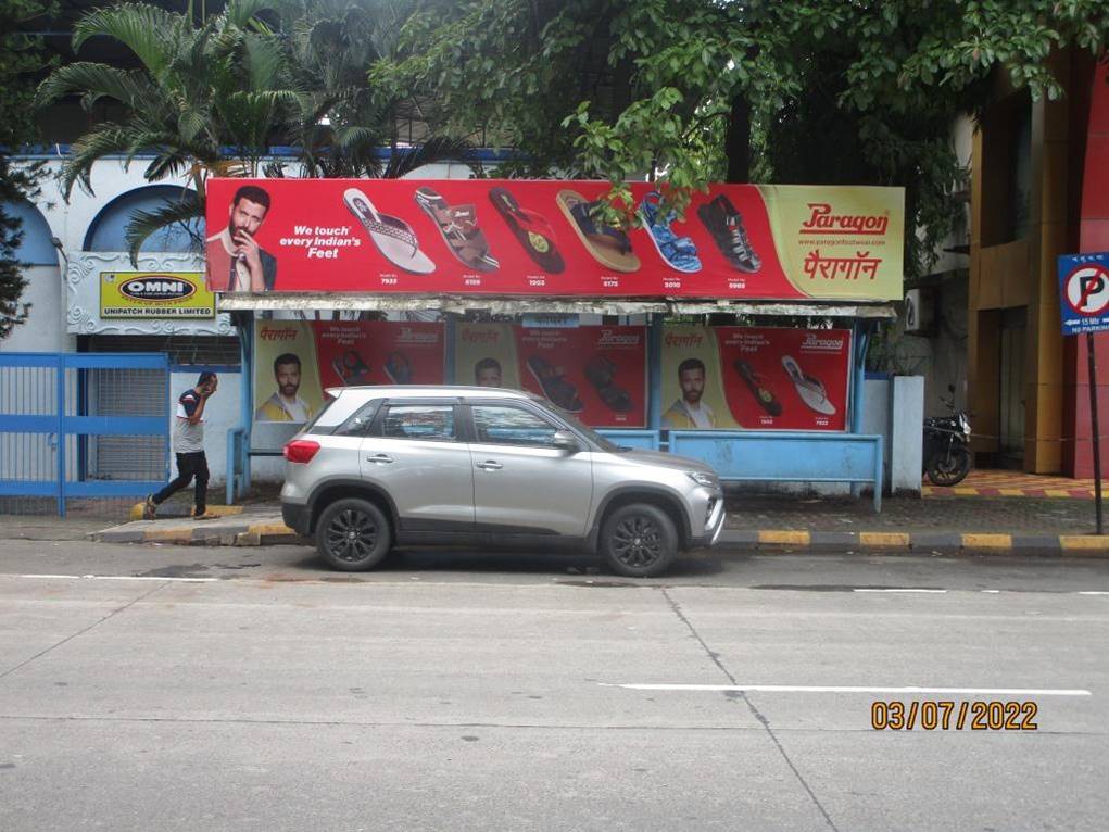 Bus Queue Shelter - Kopri. Wonder world,   Palm Beach Road,   Navi Mumbai,   Maharashtra