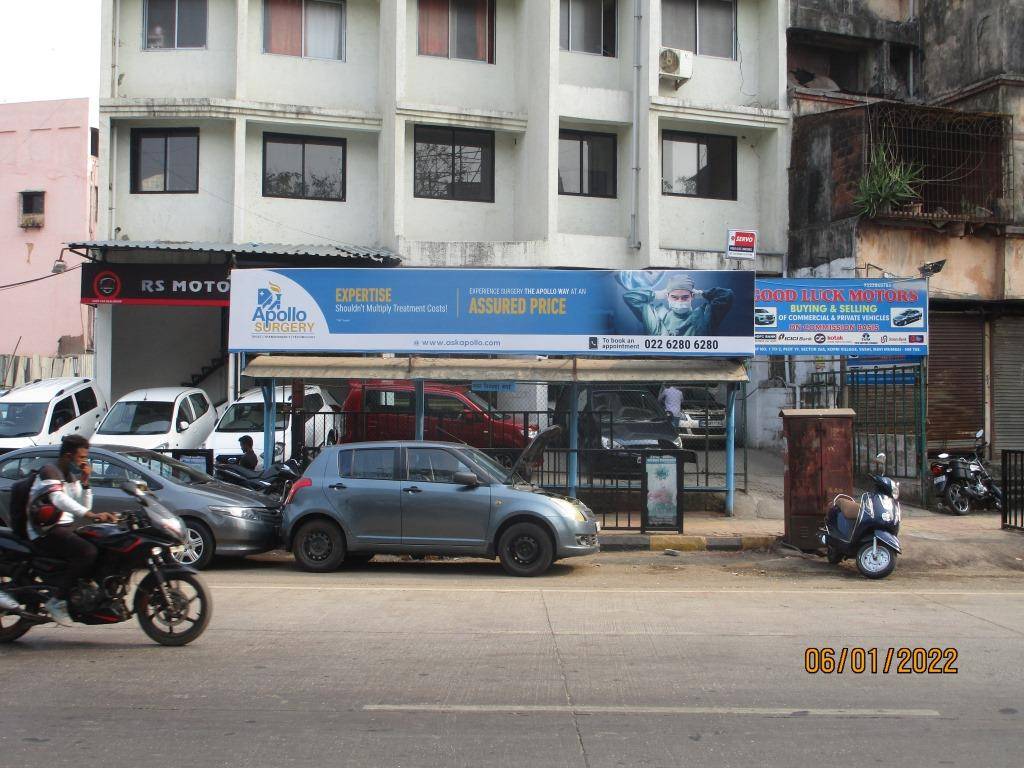 Bus Queue Shelter - Swan Niyantran Kaksh.,   Palm Beach Road,   Navi Mumbai,   Maharashtra