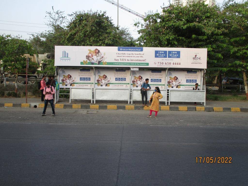 Bus Queue Shelter - Standard alkali,   Thane Belapur Road,   Navi Mumbai,   Maharashtra