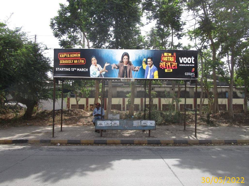 Bus Queue Shelter - Sanravi,   MIDC,   Navi Mumbai,   Maharashtra