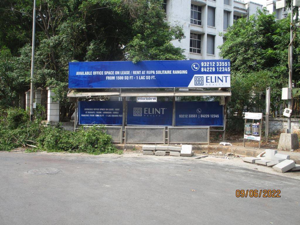 Bus Queue Shelter - Mahape Millienium Business Park,   Mahape,   Navi Mumbai,   Maharashtra
