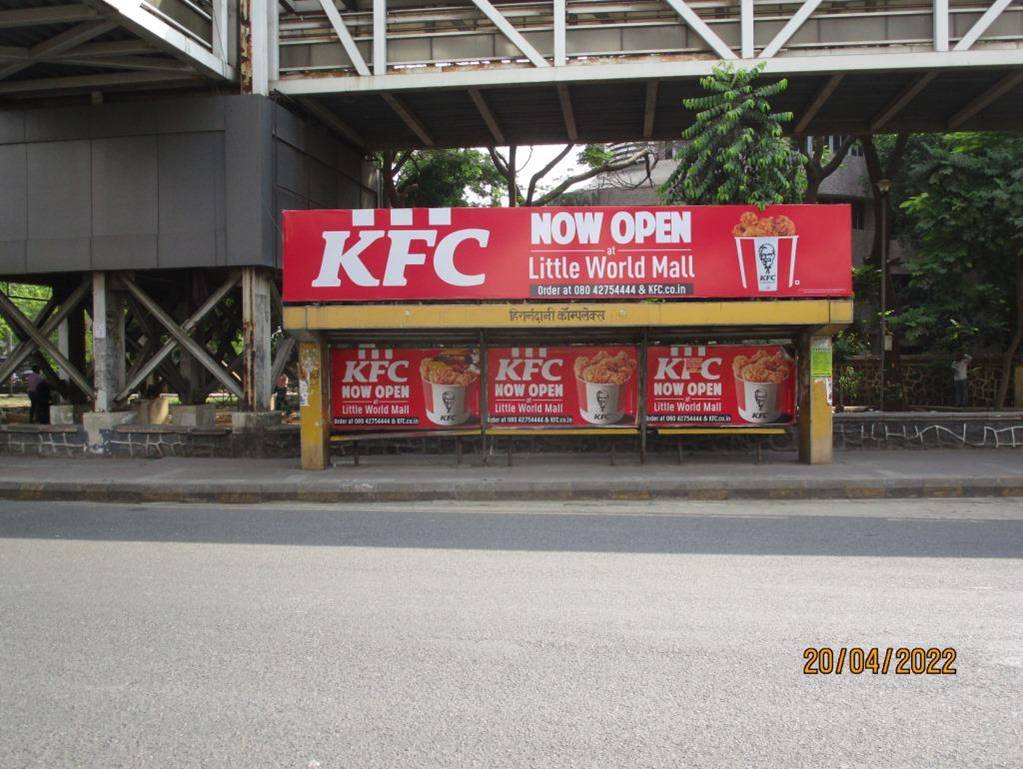 Bus Queue Shelter - Kharghar Hiranandani (Left),   Kharghar,   Navi Mumbai,   Maharashtra