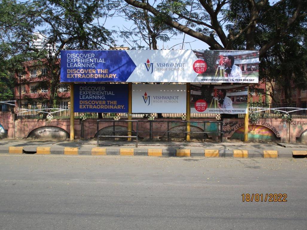 Bus Queue Shelter - Kharghar APJ School Kharghar (Nr.),   Kharghar,   Navi Mumbai,   Maharashtra