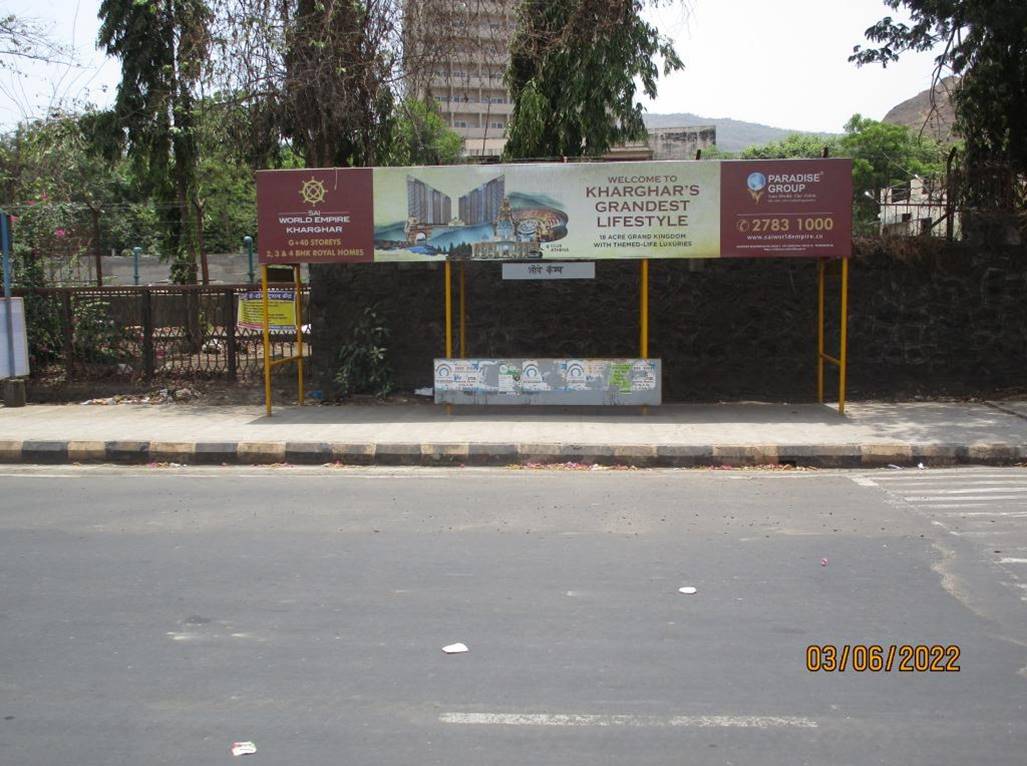 Bus Queue Shelter - Kharghar Ova Camp Kharghar,   Kharghar,   Navi Mumbai,   Maharashtra