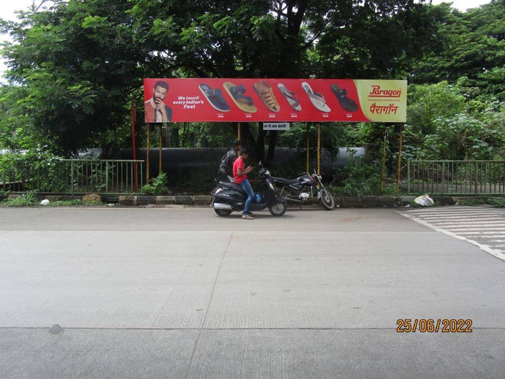 Bus Queue Shelter - Kharghar RBI QTR Bharti Vidyapeeth Road,   Kharghar,   Navi Mumbai,   Maharashtra