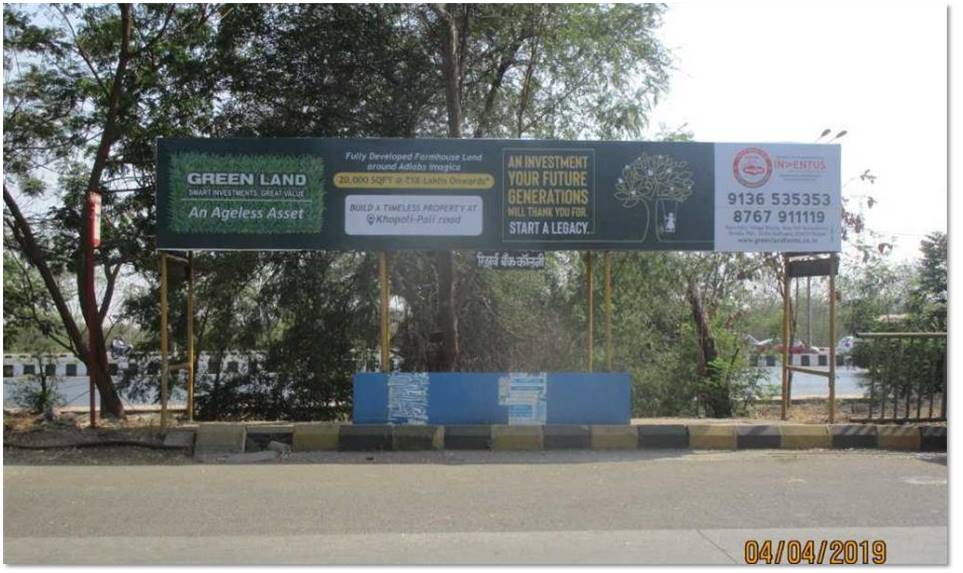 Bus Queue Shelter - Kharghar RBI QTR Bharti Vidyapeeth Road,   Kharghar,   Navi Mumbai,   Maharashtra