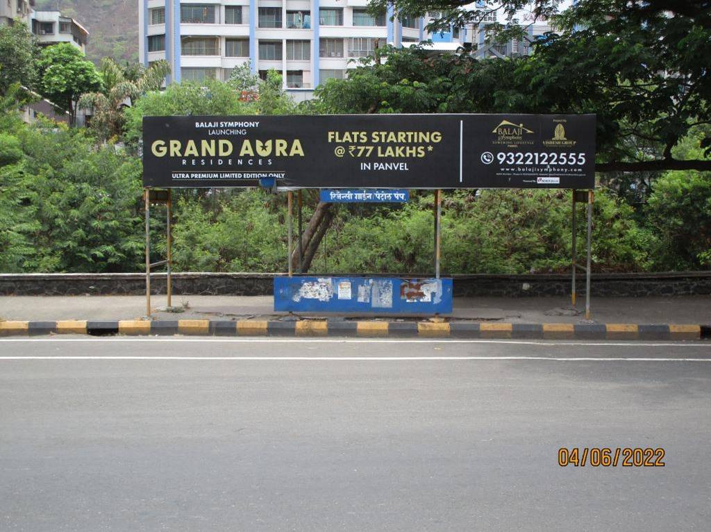 Bus Queue Shelter - Kharghar Regency Garden IT Park,   Kharghar,   Navi Mumbai,   Maharashtra