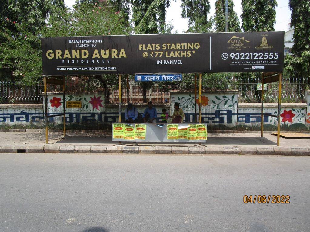 Bus Queue Shelter - Kharghar Raghunath Vihar,   Kharghar,   Navi Mumbai,   Maharashtra