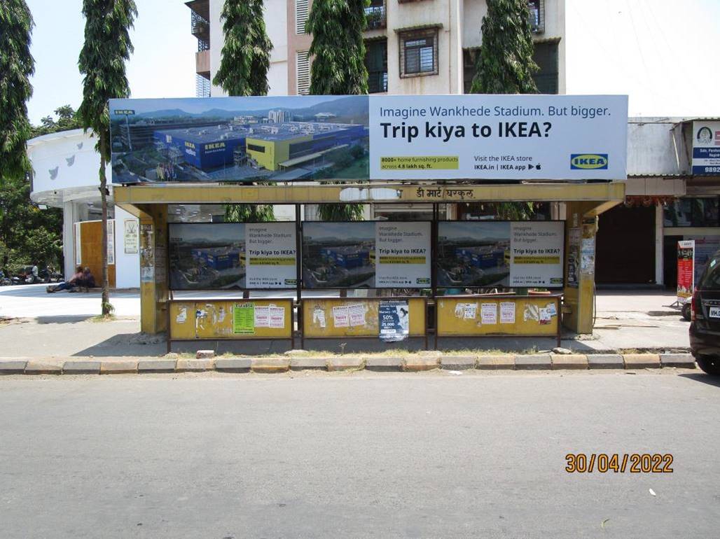 Bus Queue Shelter - Kharghar Goodwill Nr D'Mart,   Kharghar,   Navi Mumbai,   Maharashtra