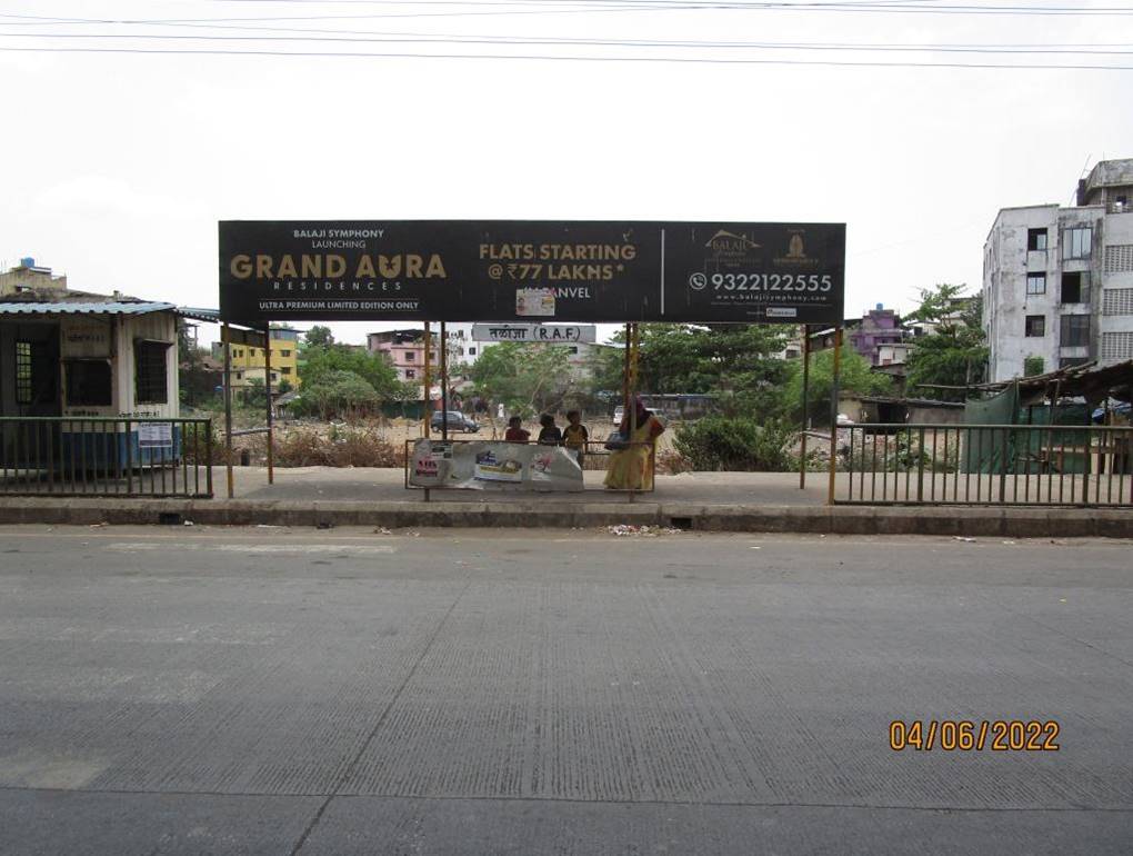 Bus Queue Shelter - Kharghar Taloja RAF Camp,   Kharghar,   Navi Mumbai,   Maharashtra