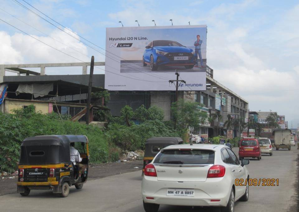 Billboard - Bhiwandi-Kalyan Road,   Before. Kon Toll Naka - Kalyan-Bhiwandi Junc to Durgadi Fort,   KALYAN,   KALYAN,   Maharashtra