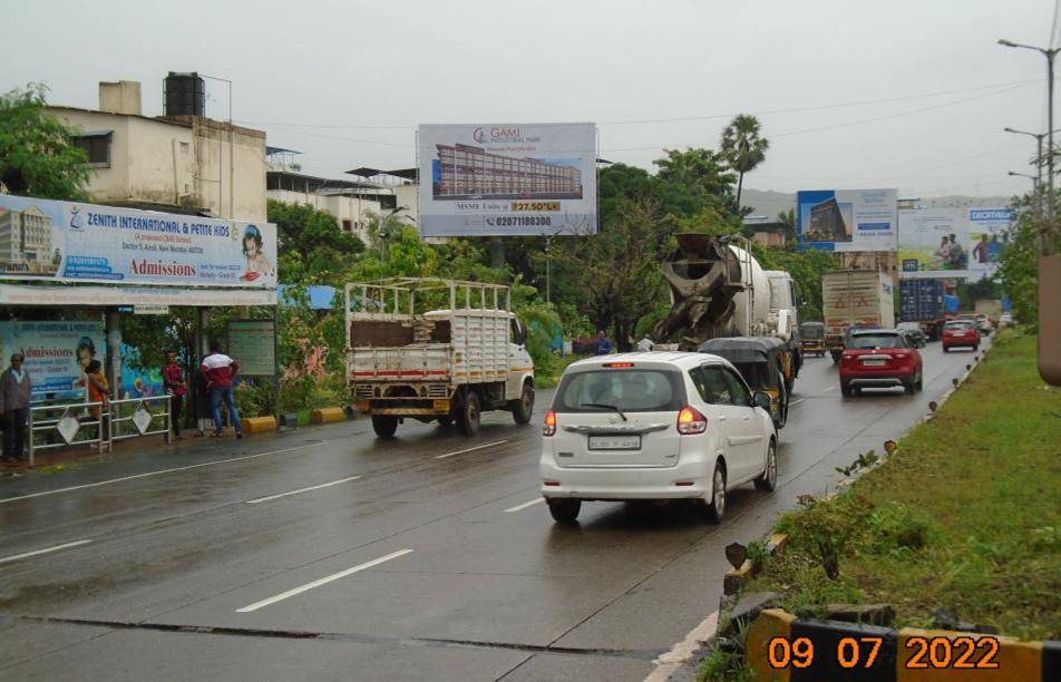 Billboard - Airoli Opp Garam Masala Hotel Towards Vashi 1st (ET) - Airoli Opp Garam Masala Hotel Towards Vashi 1st (ET),   Airoli,   Navi Mumbai,   Maharashtra