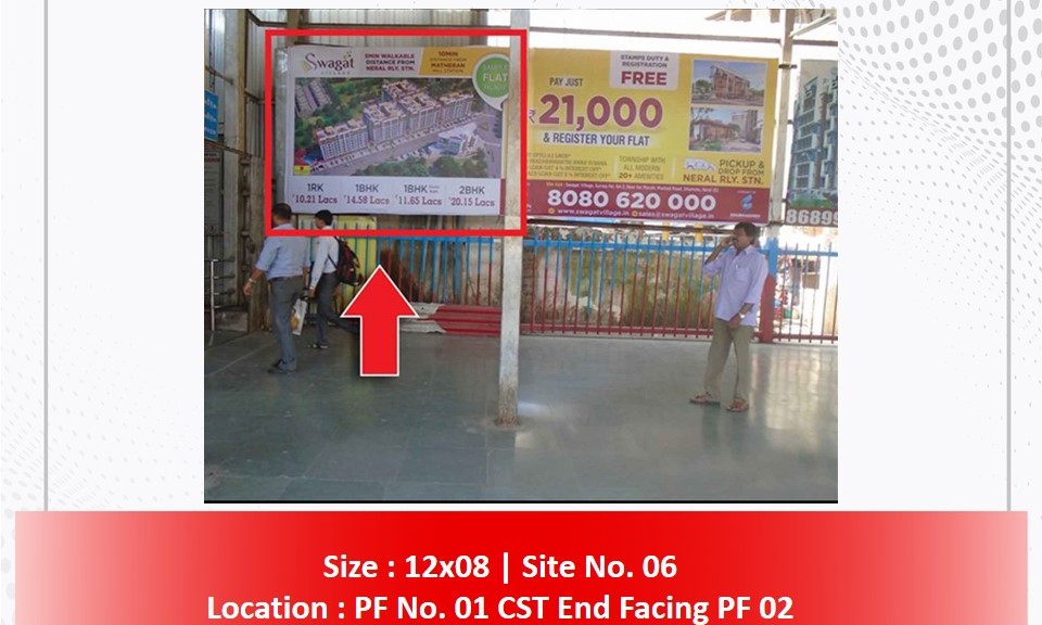 Billboard - on platform .1 facing platform .2 - on platform .1 facing platform .2,   Vikhroli,   MUMBAI,   Maharashtra