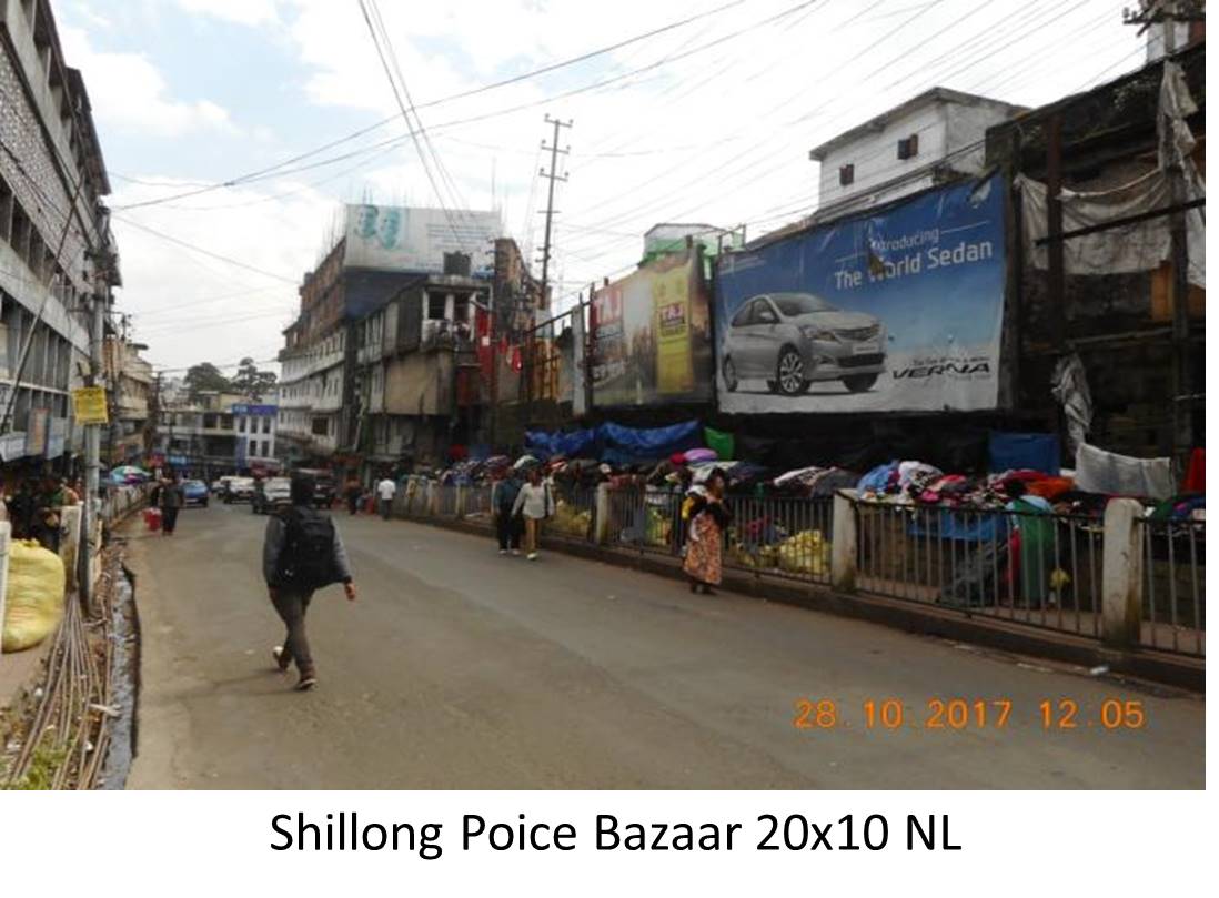 Billboard - Shillong Poice Bazaar,  Shillong, Meghalaya