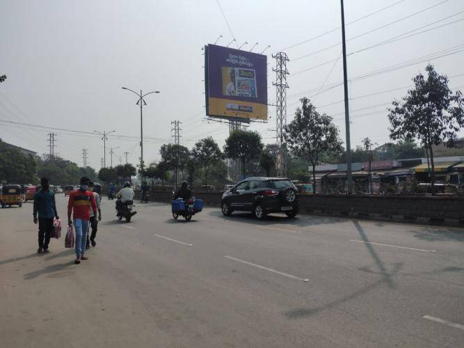 Unipole - Bus Station,  Auto Stand facing -Geetha Bhavan, Karimnagar, Telangana