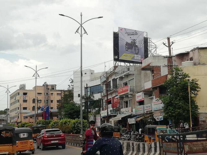 Billboard - Opp. Town Police Station facing -Kaman Road, Karimnagar, Telangana